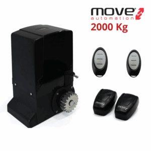 Kit motor puerta corredera, 2000 KG. Modelo SLIDER industrial, MOVE