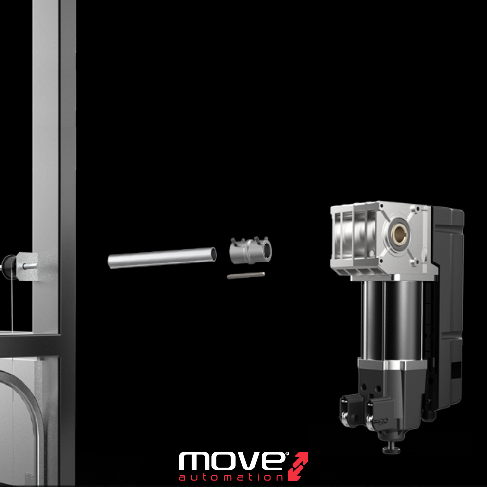 KIT Motor puerta seccional (Brushless) industrial hasta 40m2 y hasta 520 kg, Base 120, MOVE - Imagen 13
