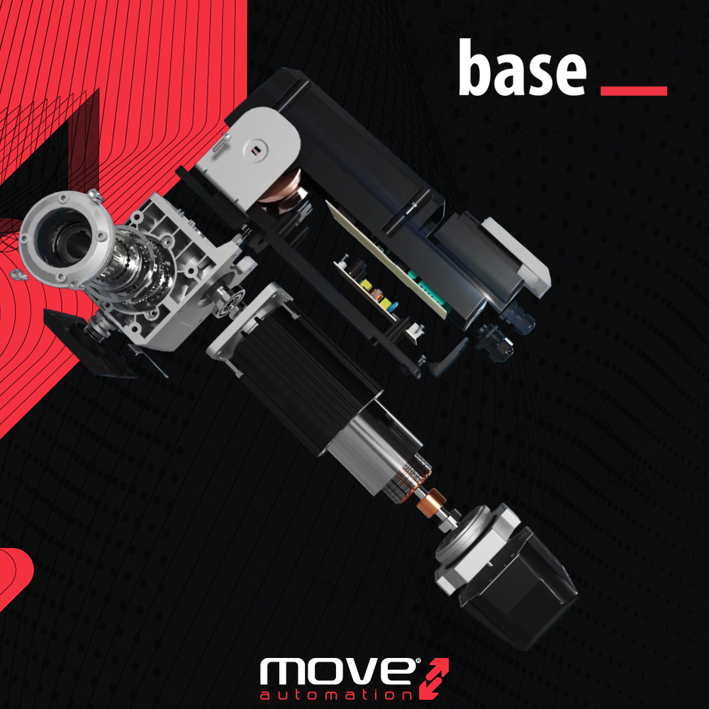 KIT Motor puerta seccional (Brushless) industrial hasta 40m2 y hasta 520 kg, Base 120, MOVE - Imagen 14
