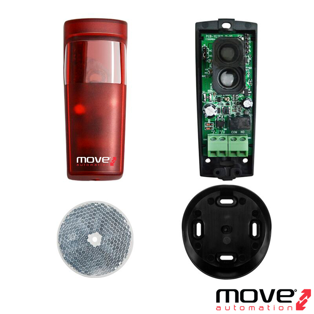 Juego de fotocélulas con espejo alcance ≤12m, FOTOP-M, MOVE - Imagen 3