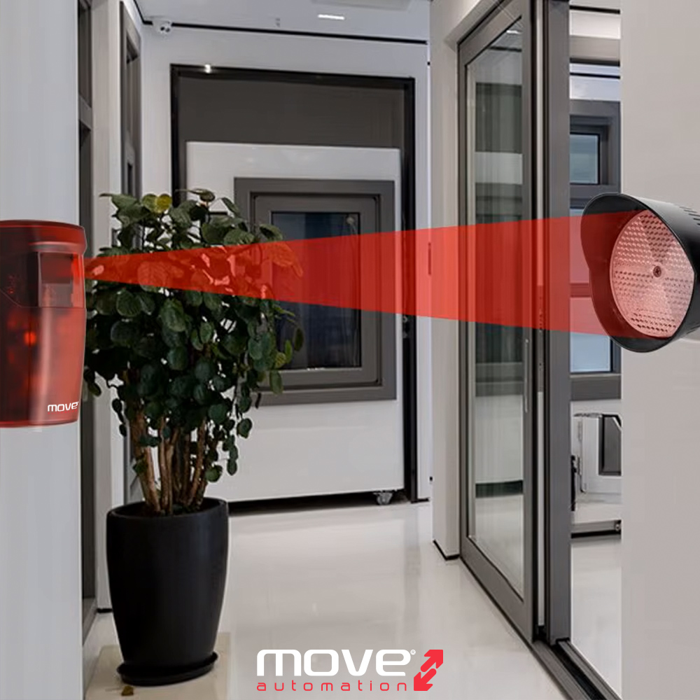 Juego de fotocélulas con espejo alcance ≤12m, FOTOP-M, MOVE - Imagen 4